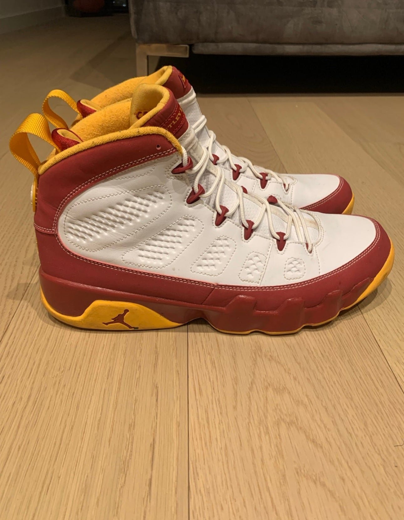 Jordan 9 Retro Bentley Ellis (Crawfish) Sz 12